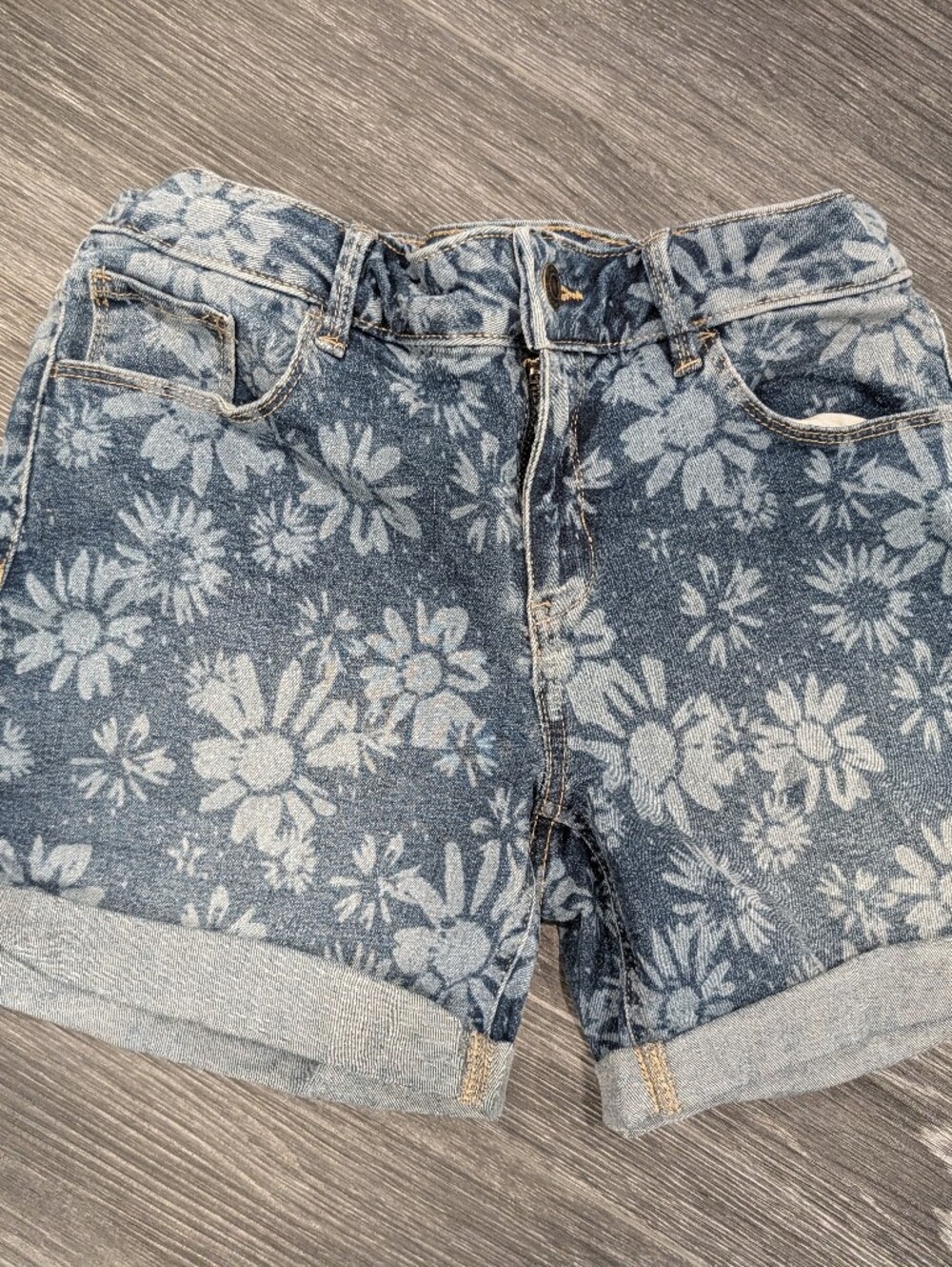 SO Blue Floral Print Women's Jeggings